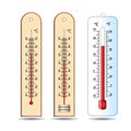 Three thermometer. temperature measuring instrument