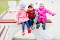 Three toddlers Royalty Free Stock Photo