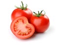 Three tomatoes Royalty Free Stock Photo