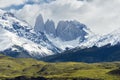 The Three towers, Torres del Paine National Park, Chile Royalty Free Stock Photo