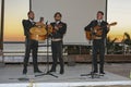 Three Traditional Mexican Musicians Royalty Free Stock Photo