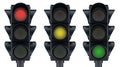 Three traffic lights