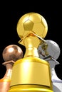 Three trophies (3D)