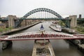 Three Tyne Bridges Royalty Free Stock Photo