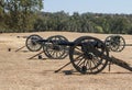 Three Union Cannon Royalty Free Stock Photo