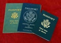 Three US Passports