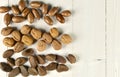 Three varieties of nuts