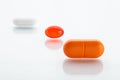 Three various pills