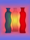 Three Vases Royalty Free Stock Photo
