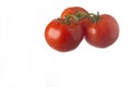 Three vine ripened tomatoes