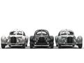Three Vintage Cars - Front View