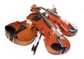 Three violins Royalty Free Stock Photo