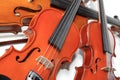 Three violins Royalty Free Stock Photo