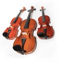 Three violins