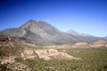 Three virgins volcanoes near santa rosalia in baja california sur I Royalty Free Stock Photo