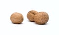 Three walnuts