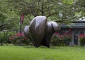 `Three Way Piece number 1: Points` by Henry Moore, in Cret Park on Benjamin Franklin Parkway, Philadelphia, Pennsylvania