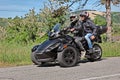 Three-wheeled BRP Can-Am Spyder