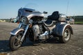 A three-wheeled motorcycle Harley-Davidson Tri Glide Ultra Classic.