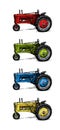 ThreeÃ¢â¬âwheeled tractor Royalty Free Stock Photo