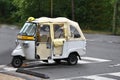 Three wheeled tuk tuk taxi