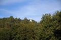 Three white crosses on the top of a hill in Vilnius Royalty Free Stock Photo