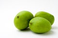 Three Whole Green Mango