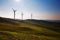 Three wind turbines