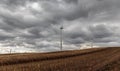 Three windmills Royalty Free Stock Photo