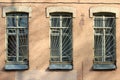 Three windows Royalty Free Stock Photo