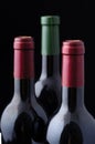 Three Wine bottles Royalty Free Stock Photo