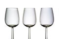 Three wine glasses Royalty Free Stock Photo