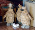 Three wise men as penguins