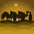 Three wise men Royalty Free Stock Photo