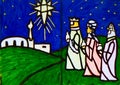 Three Wise Men Nativity Scene artwork