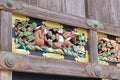 Three Wise Monkeys in Nikko Toshogu Shrine Royalty Free Stock Photo