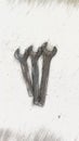 Three wrenches for plumbing Royalty Free Stock Photo