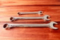 Three Wrenches Royalty Free Stock Photo