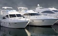 Three Yachts Royalty Free Stock Photo