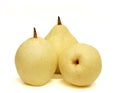 Three Yali Pears Royalty Free Stock Photo