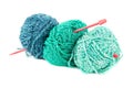 Three yarn clews Royalty Free Stock Photo