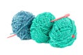 Three yarn clews Royalty Free Stock Photo