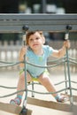 Three-year child at playground