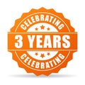 Three years anniversary celebrating icon