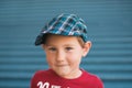 Three years old boy with hat
