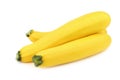 Three yellow zucchini`s Royalty Free Stock Photo