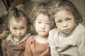 Three young faces in Nepal