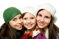 Three young girls Royalty Free Stock Photo
