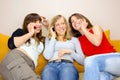 Three Young Women Talking