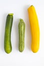 Three zucchini multiracial family, diversity symbol